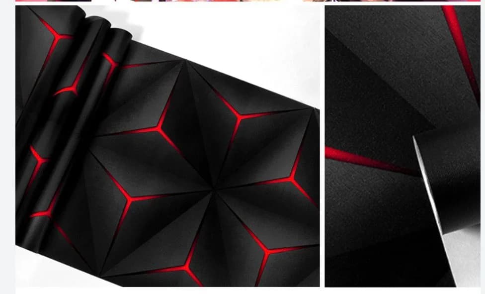 Red and Black 3D wallpaper