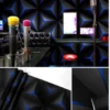 3D Black and Blue KTV wallpaper