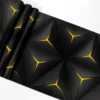 3D KTV Black and Yellow Wallpaper