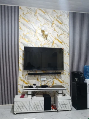 Feature Tv wall Modern Home Wallpaper