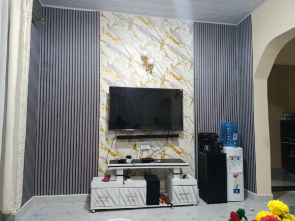 Feature Tv wall Modern Home Wallpaper